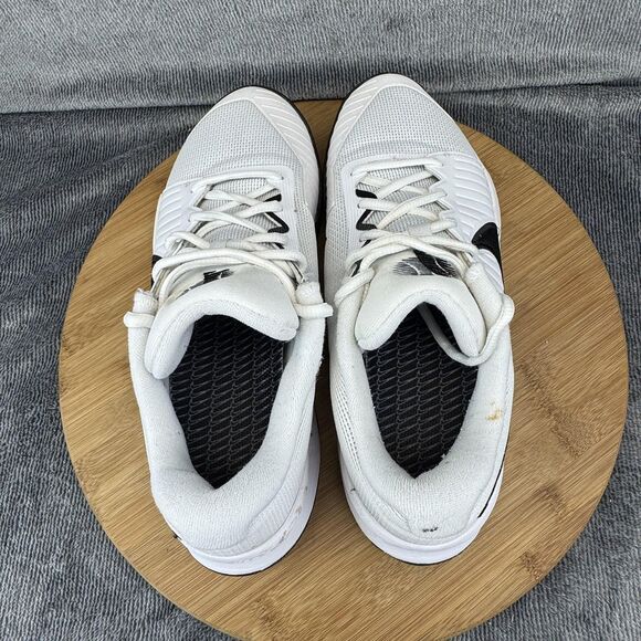 Nike GP Challenge 1 Air Zoom Tennis Shoes Womens Size 9 White Black FB3146-100 - Picture 6 of 10